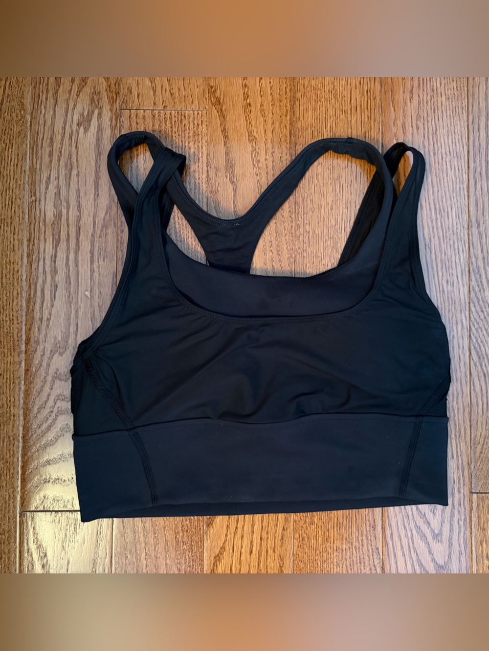 lululemon athletica Black Racerback Sports Bra